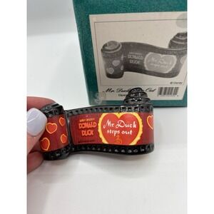 Walt Disney Classics Collection "Mr. Duck Steps Out" Title Scroll Figurine WDCC